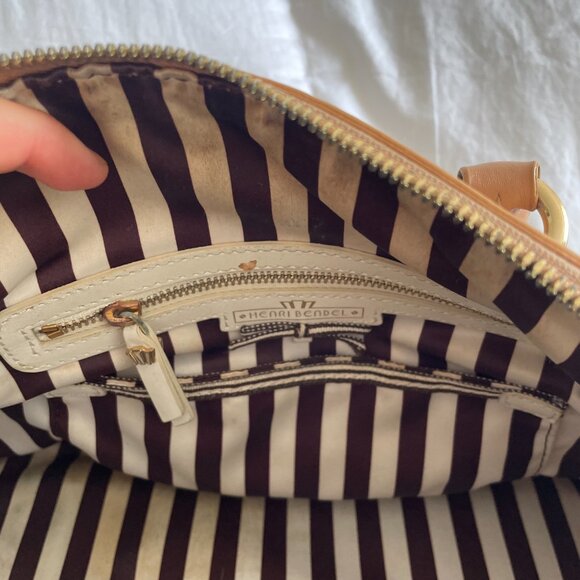 Henri Bendel Large Leather Satchel Bag - Picture 9 of 12